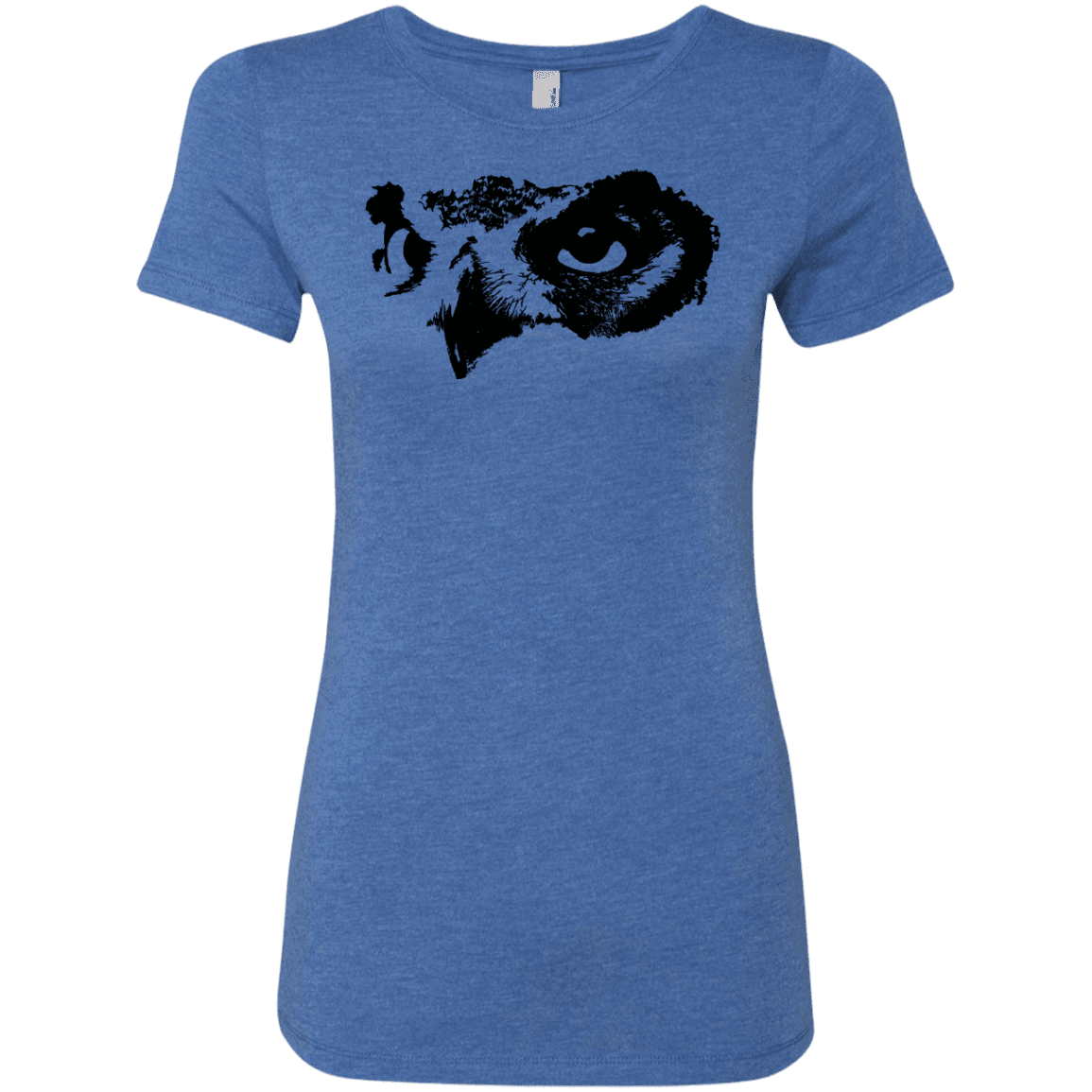 T-Shirts Vintage Royal / S Owl Eyes Women's Triblend T-Shirt