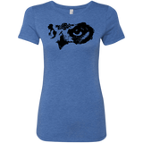 T-Shirts Vintage Royal / S Owl Eyes Women's Triblend T-Shirt