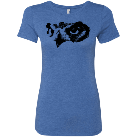 T-Shirts Vintage Royal / S Owl Eyes Women's Triblend T-Shirt