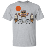 T-Shirts Sport Grey / S Owl On A Bike T-Shirt
