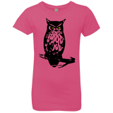 T-Shirts Hot Pink / YXS Owl Portrait Girls Premium T-Shirt