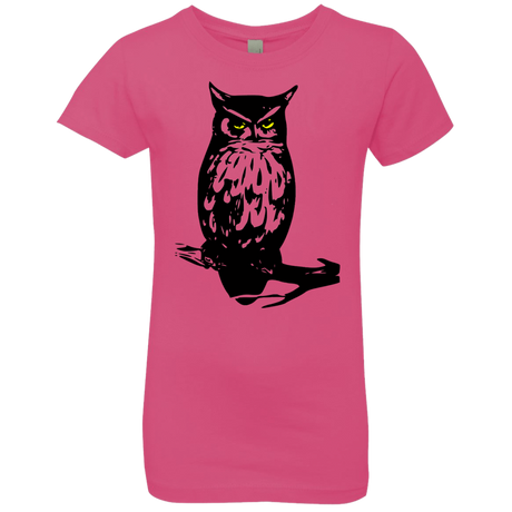 T-Shirts Hot Pink / YXS Owl Portrait Girls Premium T-Shirt