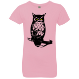 T-Shirts Light Pink / YXS Owl Portrait Girls Premium T-Shirt