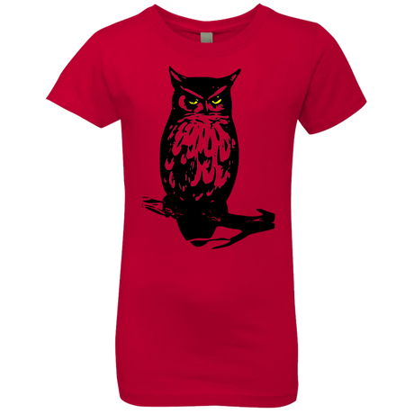 T-Shirts Red / YXS Owl Portrait Girls Premium T-Shirt