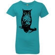 T-Shirts Tahiti Blue / YXS Owl Portrait Girls Premium T-Shirt