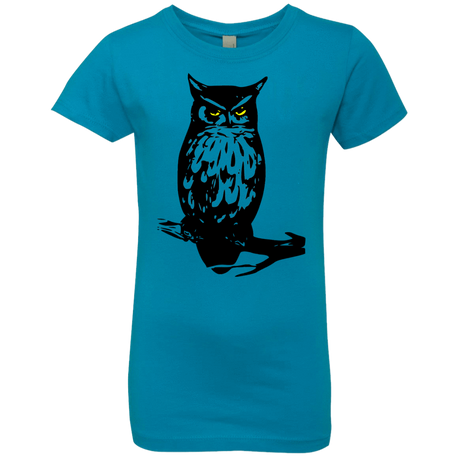 T-Shirts Turquoise / YXS Owl Portrait Girls Premium T-Shirt
