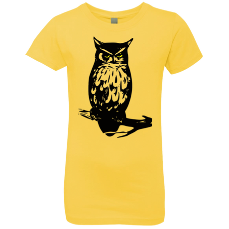 T-Shirts Vibrant Yellow / YXS Owl Portrait Girls Premium T-Shirt
