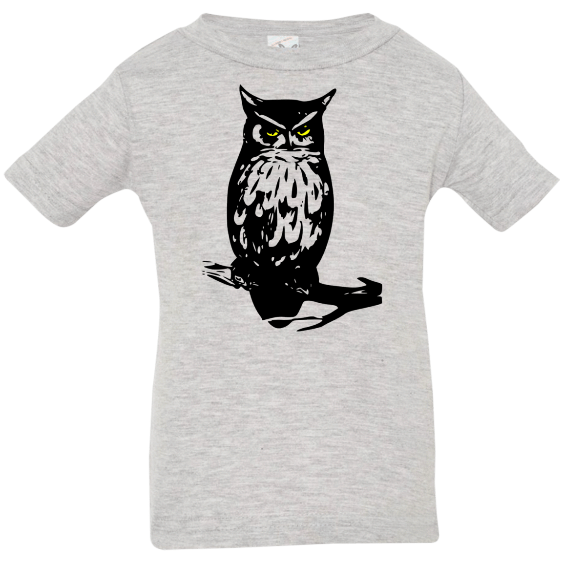 T-Shirts Heather Grey / 6 Months Owl Portrait Infant Premium T-Shirt