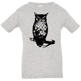T-Shirts Heather Grey / 6 Months Owl Portrait Infant Premium T-Shirt