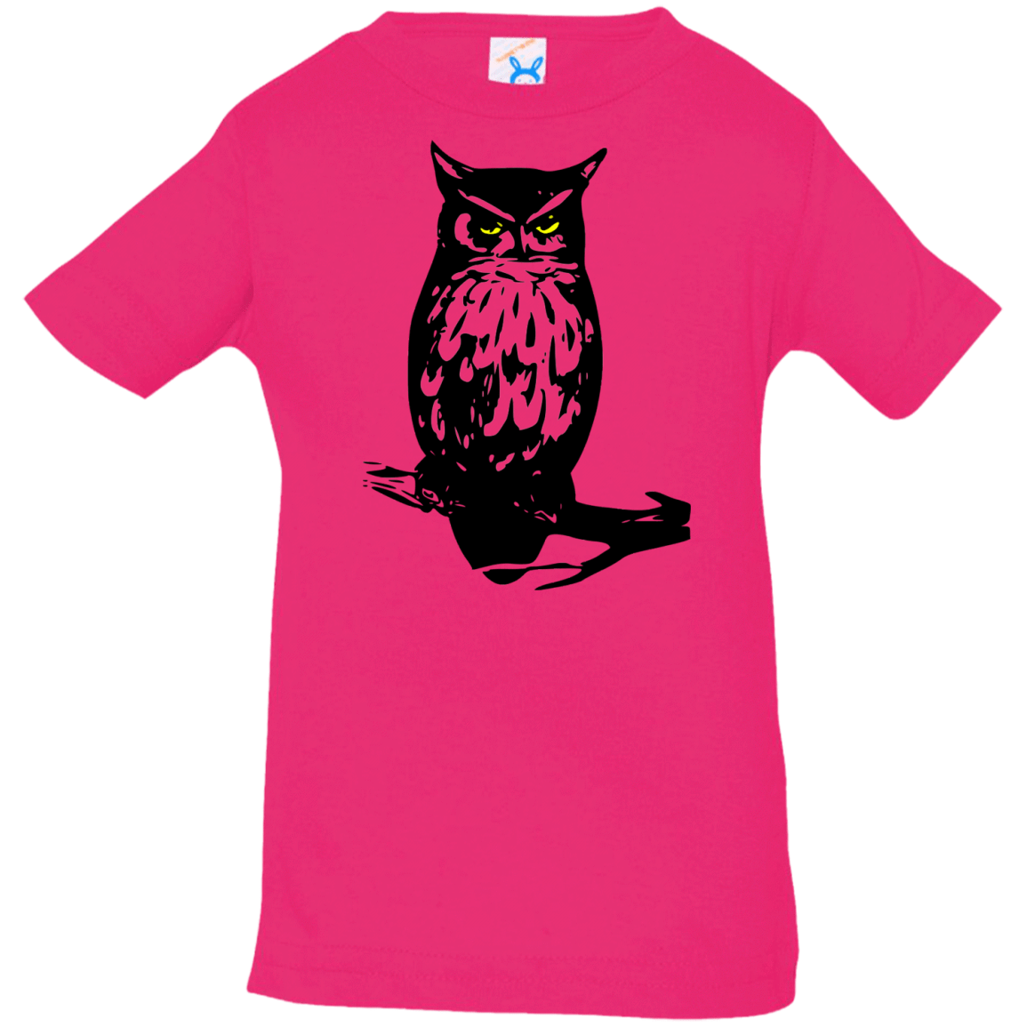 T-Shirts Hot Pink / 6 Months Owl Portrait Infant Premium T-Shirt