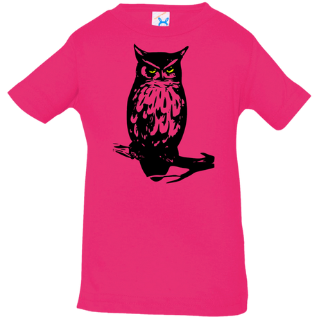 T-Shirts Hot Pink / 6 Months Owl Portrait Infant Premium T-Shirt