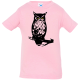 T-Shirts Pink / 6 Months Owl Portrait Infant Premium T-Shirt