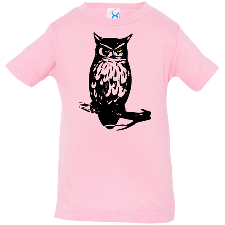 T-Shirts Pink / 6 Months Owl Portrait Infant Premium T-Shirt