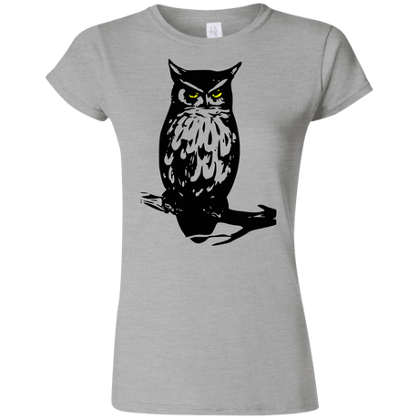 T-Shirts Sport Grey / S Owl Portrait Junior Slimmer-Fit T-Shirt