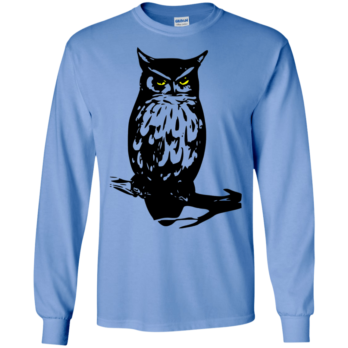 Owl Portrait Men's Long Sleeve T-Shirt