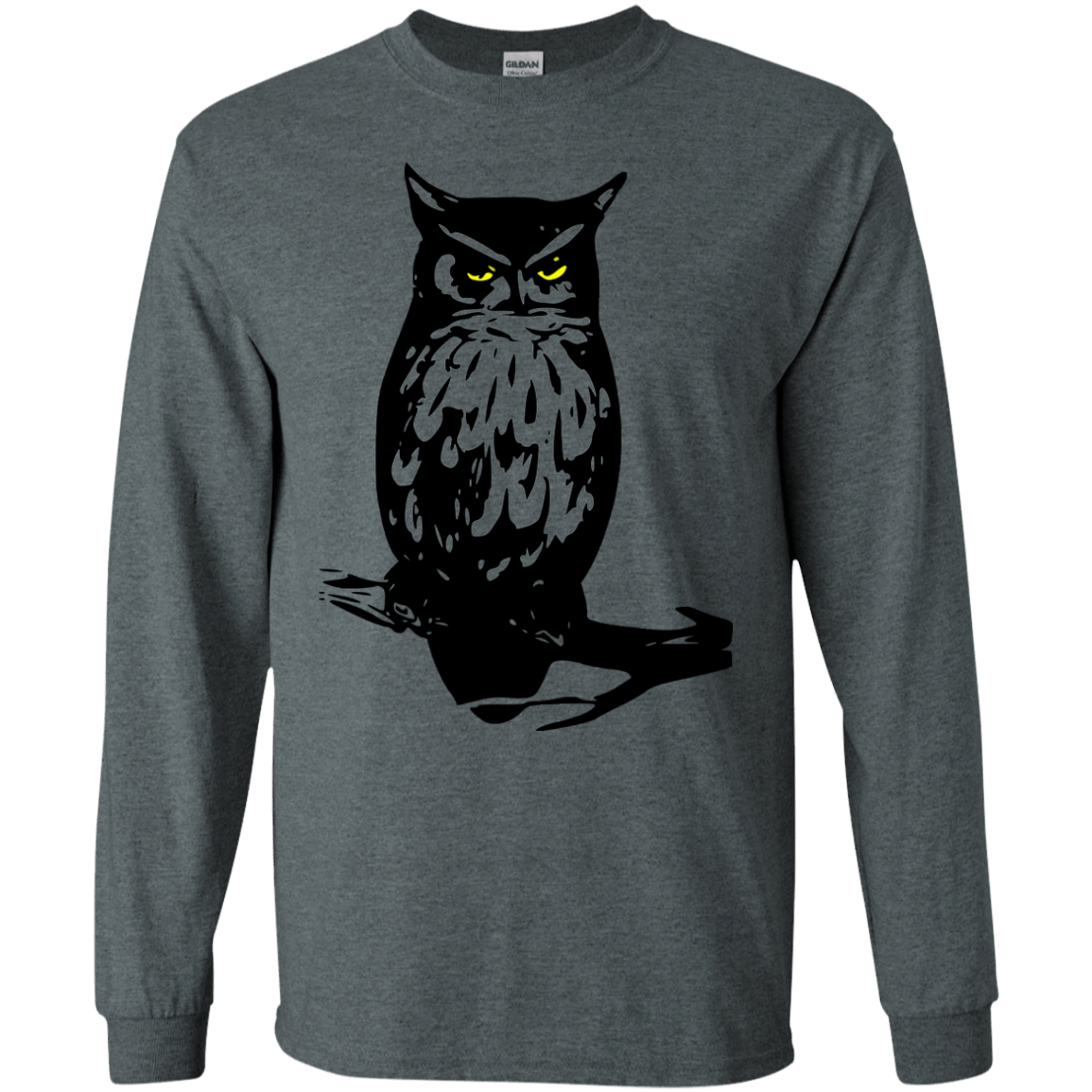 Owl Portrait Men's Long Sleeve T-Shirt