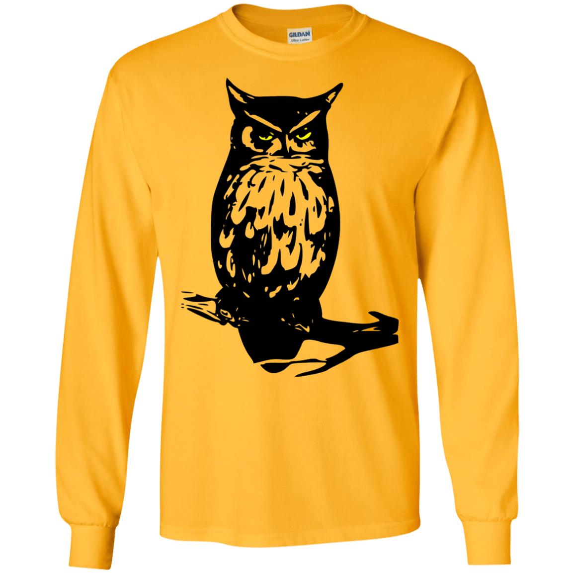 Owl Portrait Men's Long Sleeve T-Shirt