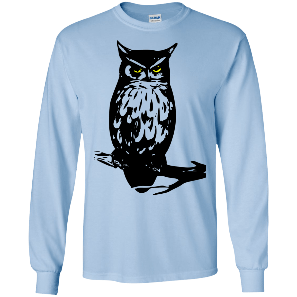 Owl Portrait Men's Long Sleeve T-Shirt