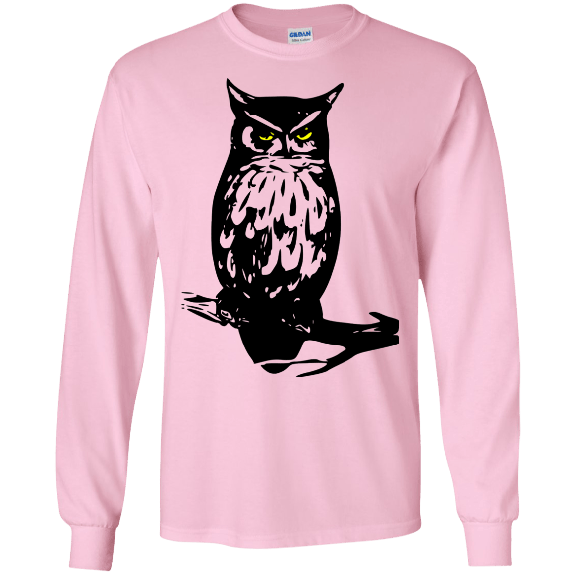 Owl Portrait Men's Long Sleeve T-Shirt