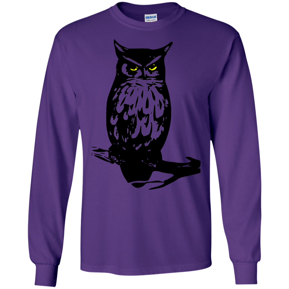 Owl Portrait Men's Long Sleeve T-Shirt