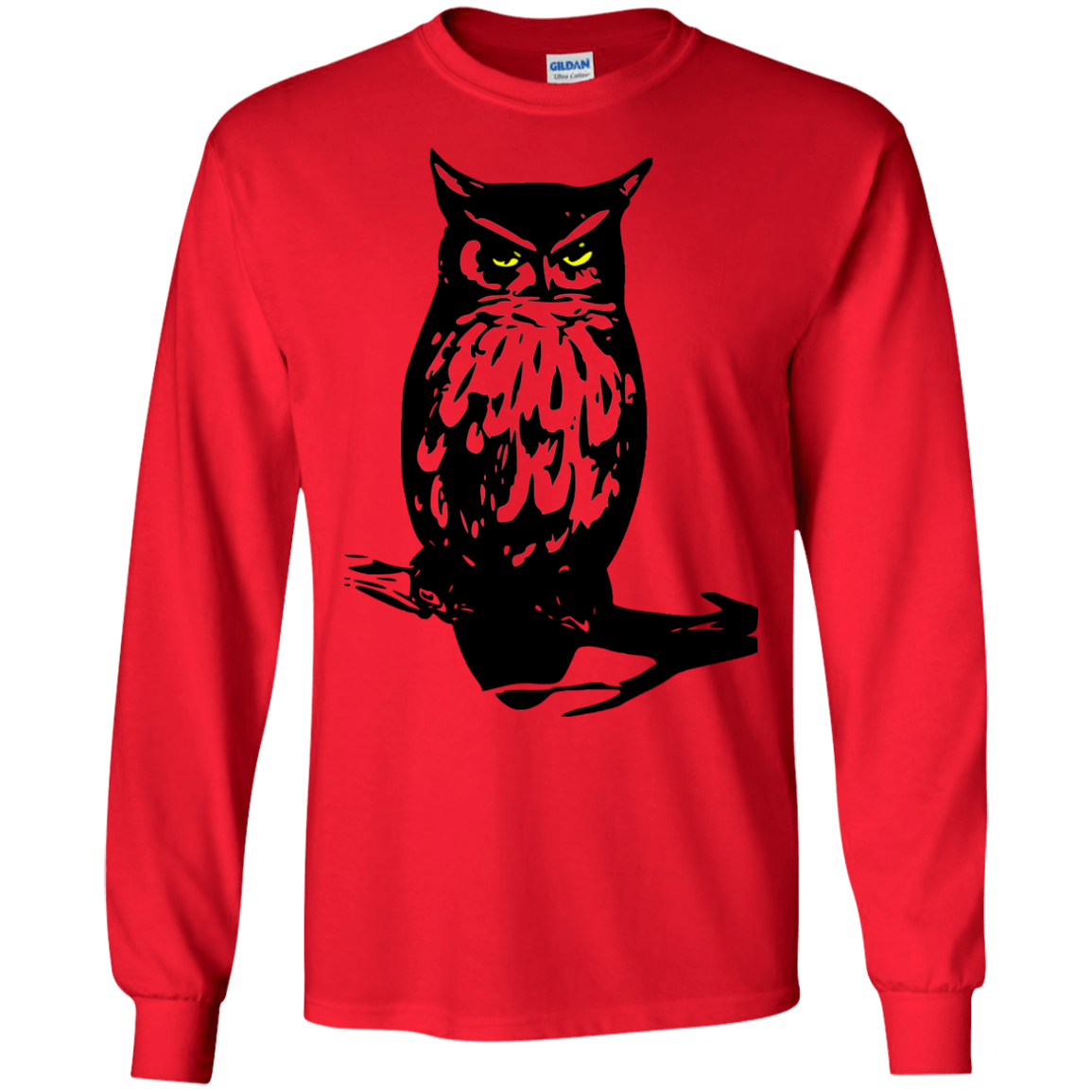 Owl Portrait Men's Long Sleeve T-Shirt