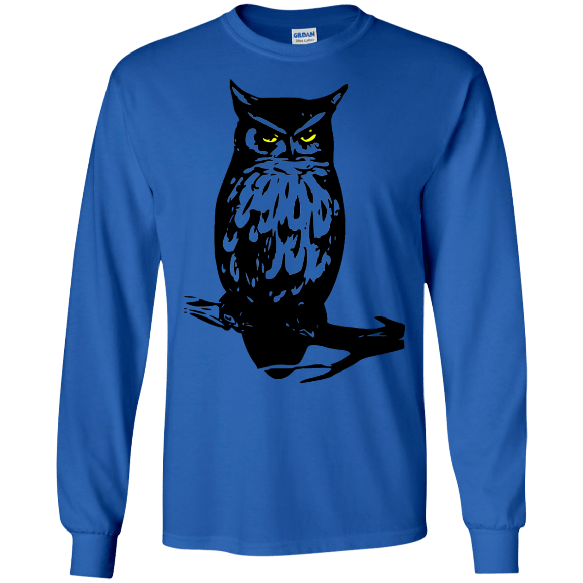 Owl Portrait Men's Long Sleeve T-Shirt