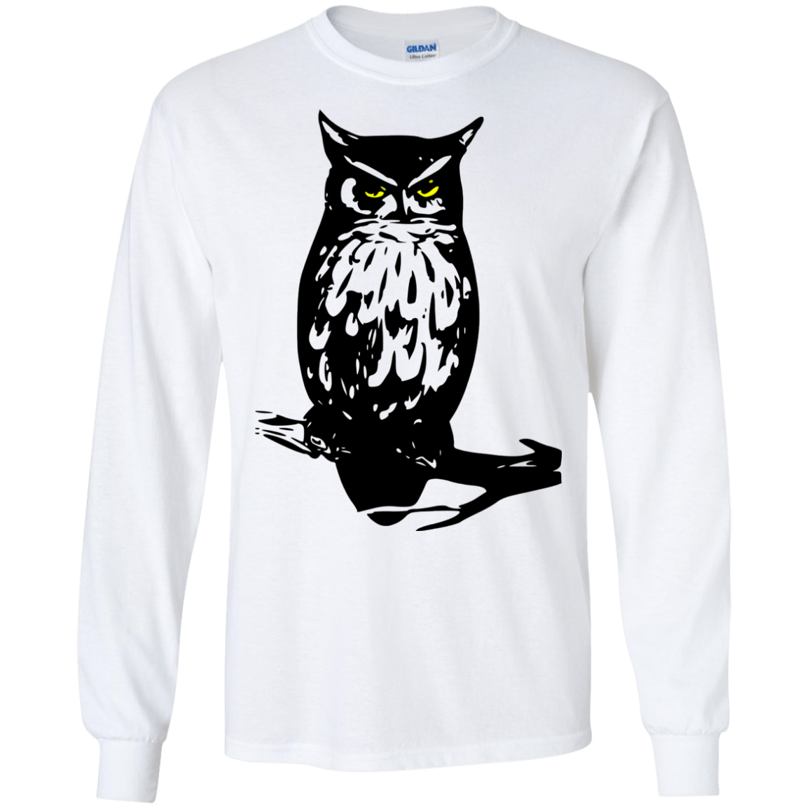 Owl Portrait Men's Long Sleeve T-Shirt