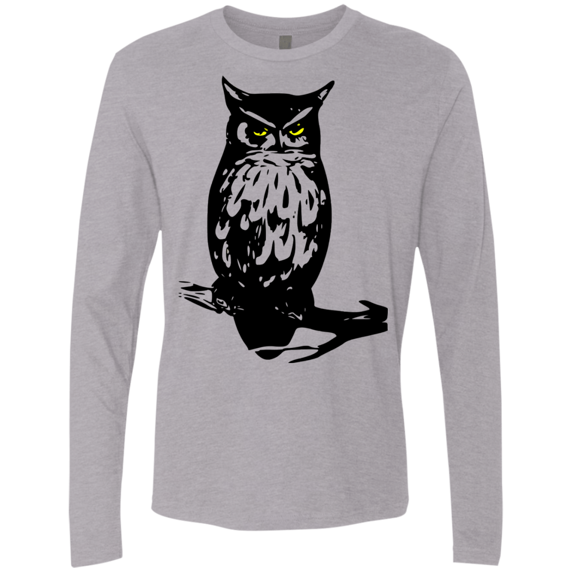 Owl Portrait Men's Premium Long Sleeve
