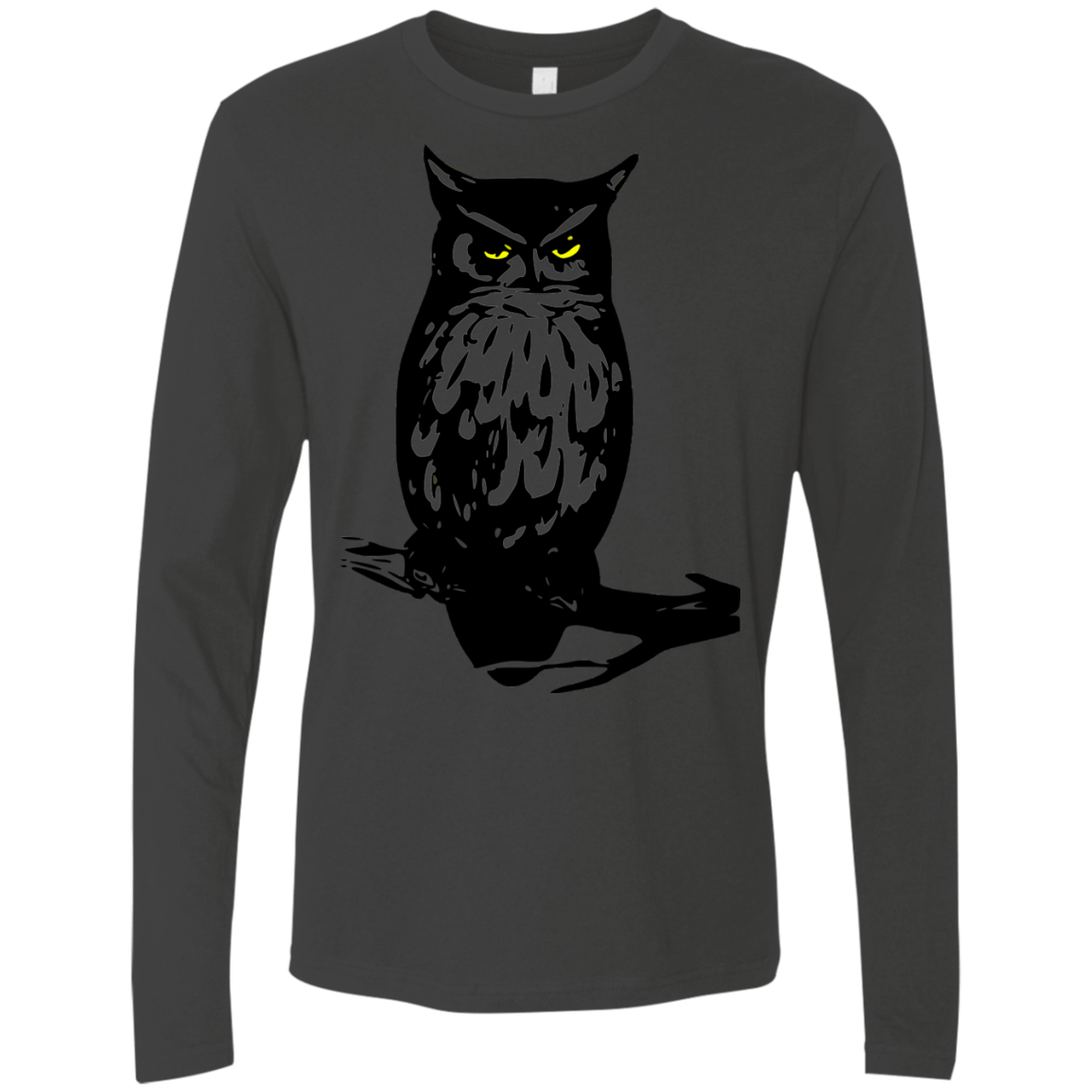 Owl Portrait Men's Premium Long Sleeve