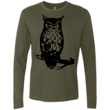 Owl Portrait Men's Premium Long Sleeve