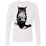 Owl Portrait Men's Premium Long Sleeve