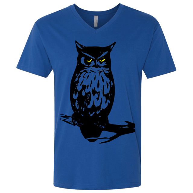 T-Shirts Royal / X-Small Owl Portrait Men's Premium V-Neck
