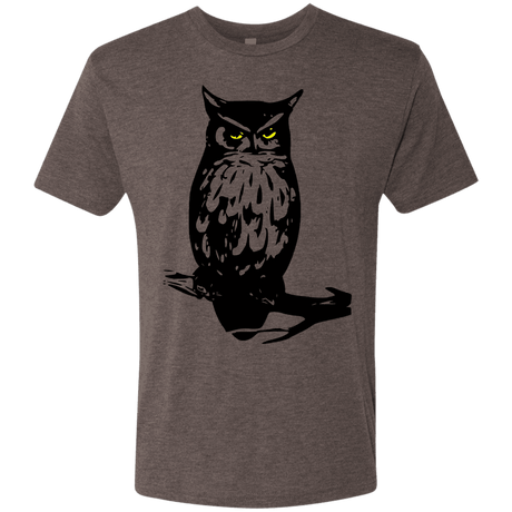 T-Shirts Macchiato / S Owl Portrait Men's Triblend T-Shirt