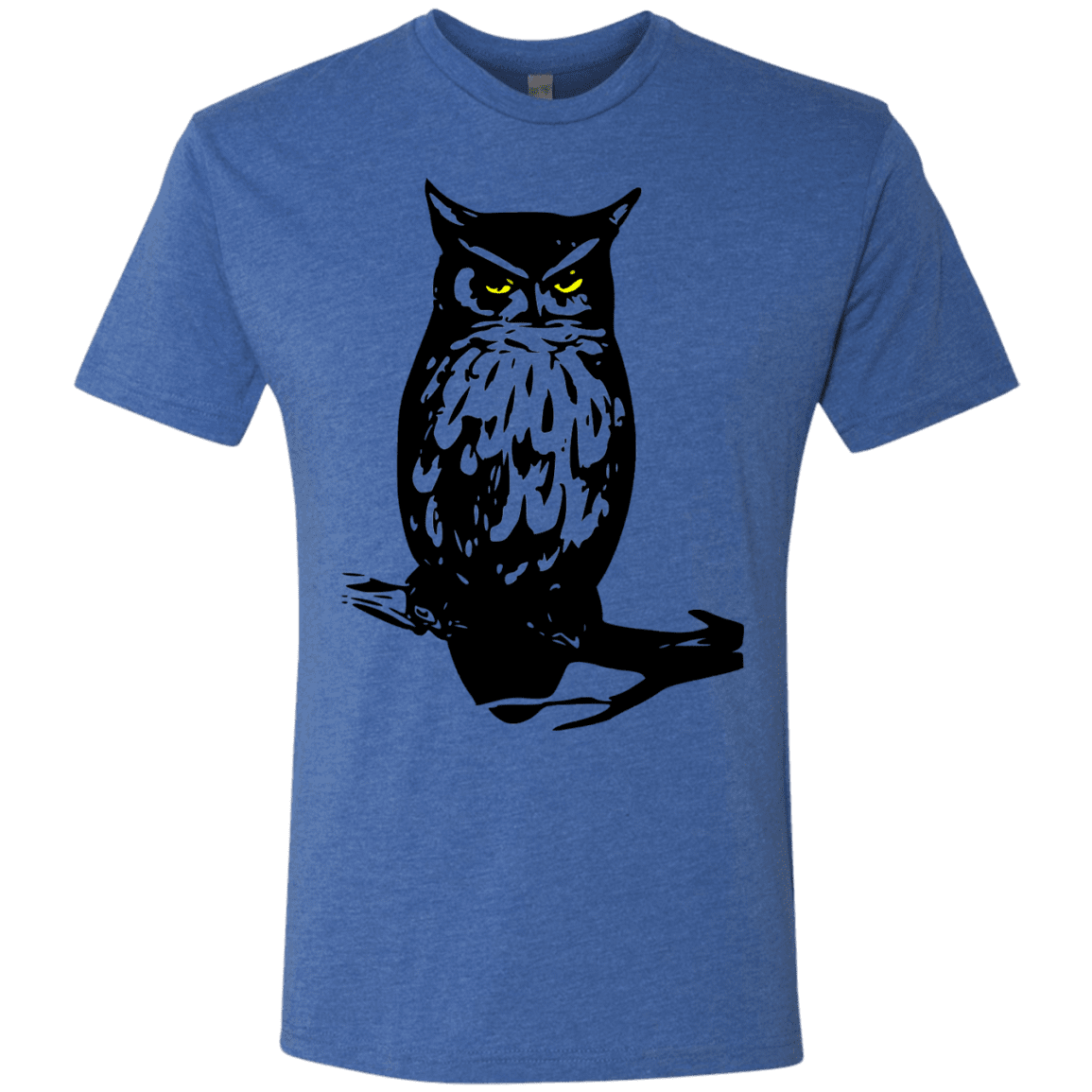 T-Shirts Vintage Royal / S Owl Portrait Men's Triblend T-Shirt
