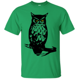 T-Shirts Irish Green / S Owl Portrait T-Shirt