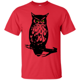 T-Shirts Red / S Owl Portrait T-Shirt