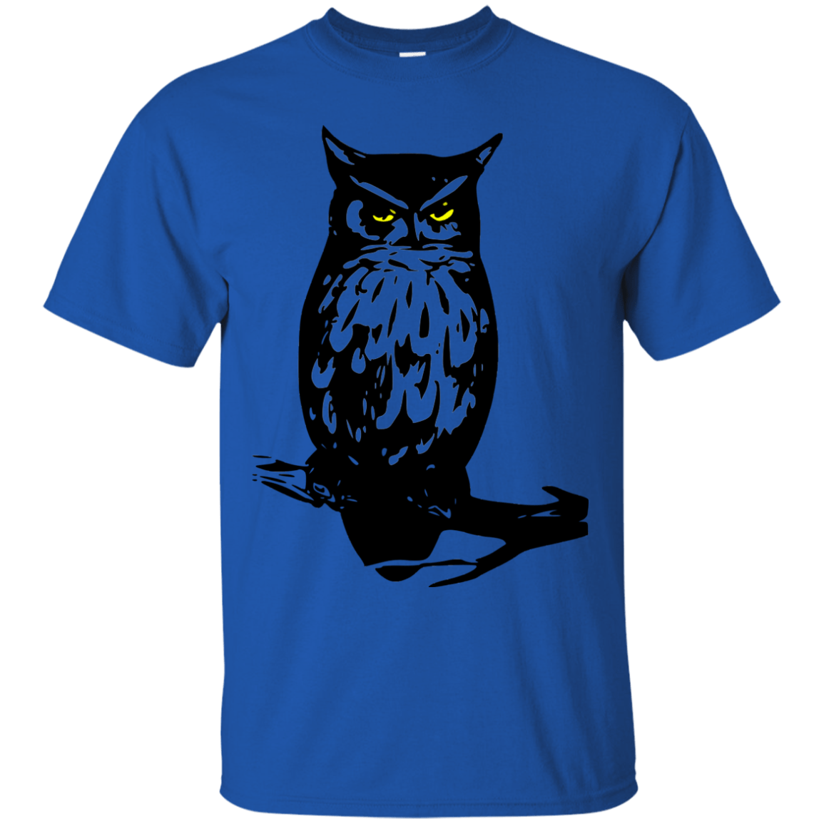 T-Shirts Royal / S Owl Portrait T-Shirt