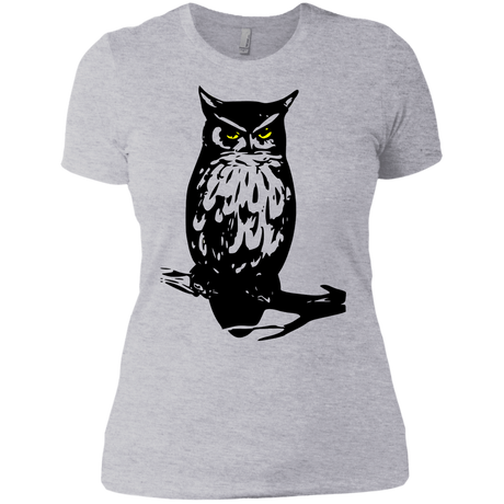 T-Shirts Heather Grey / X-Small Owl Portrait Women's Premium T-Shirt