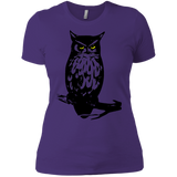T-Shirts Purple Rush/ / X-Small Owl Portrait Women's Premium T-Shirt