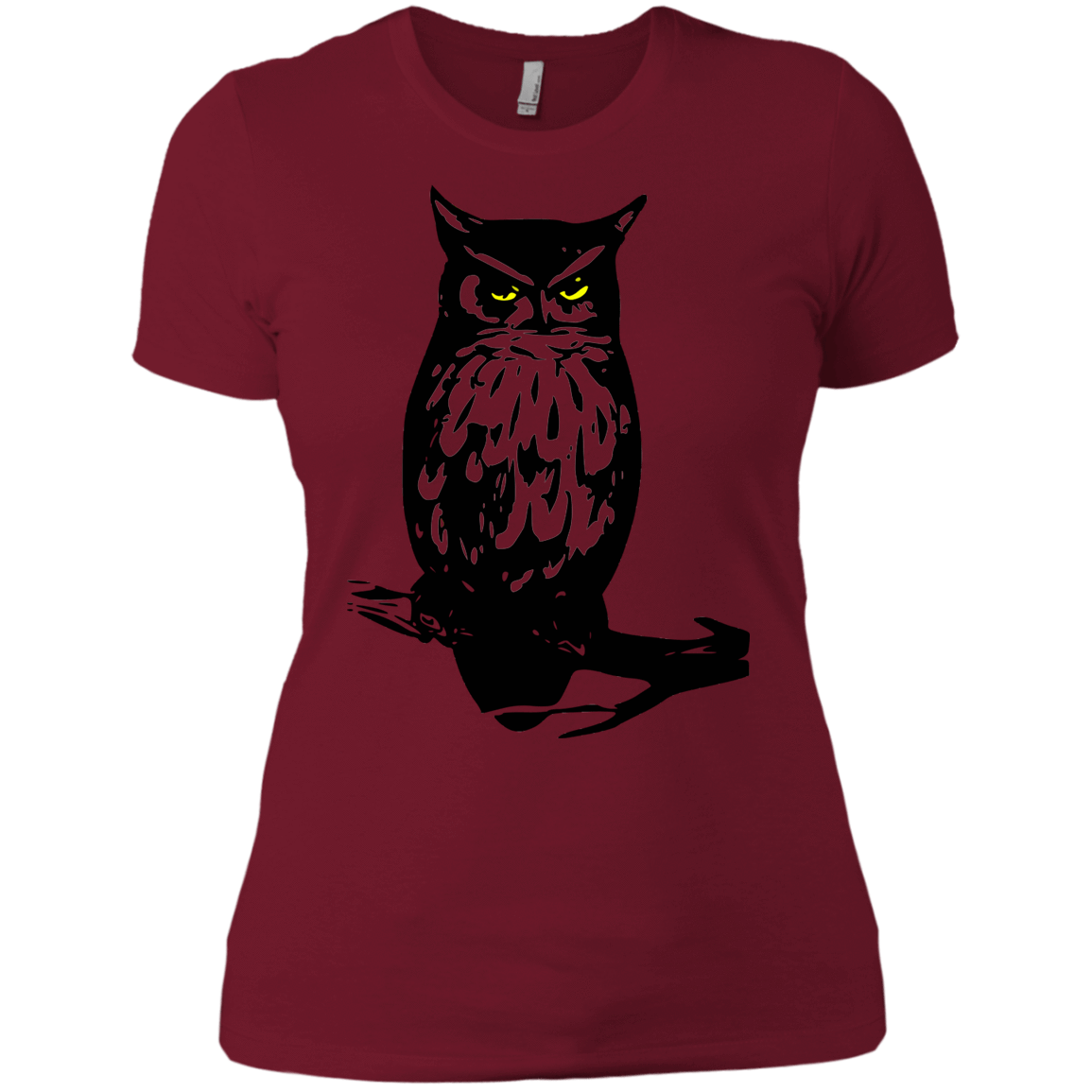 T-Shirts Scarlet / X-Small Owl Portrait Women's Premium T-Shirt