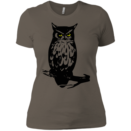 T-Shirts Warm Grey / X-Small Owl Portrait Women's Premium T-Shirt