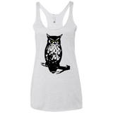 Owl Portrait Women's Triblend Racerback Tank