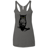 Owl Portrait Women's Triblend Racerback Tank