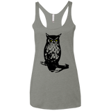 Owl Portrait Women's Triblend Racerback Tank
