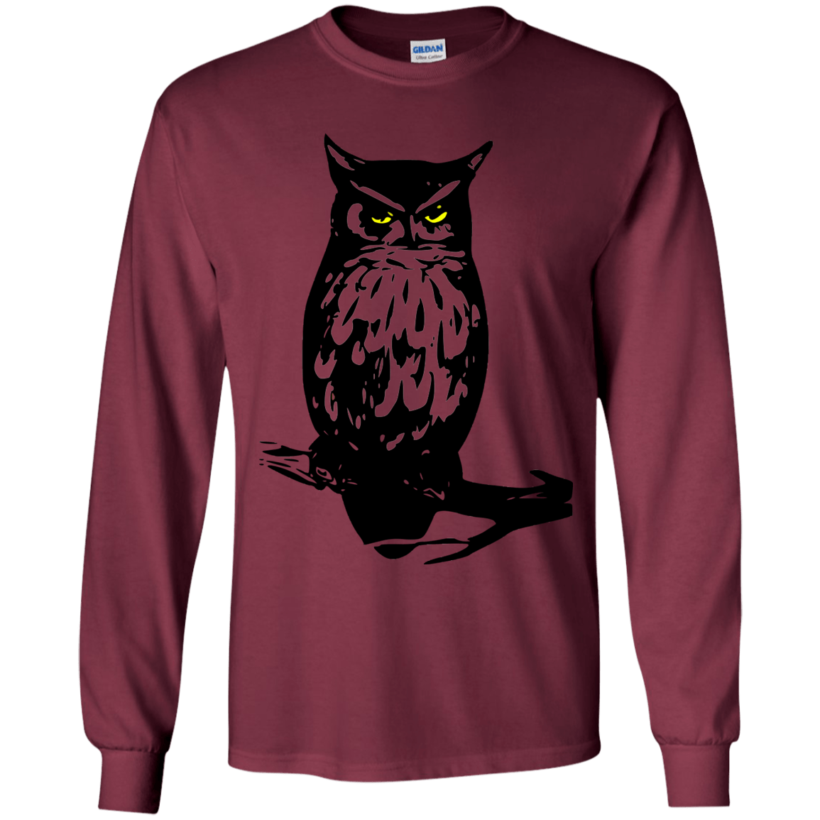 Owl Portrait Youth Long Sleeve T-Shirt