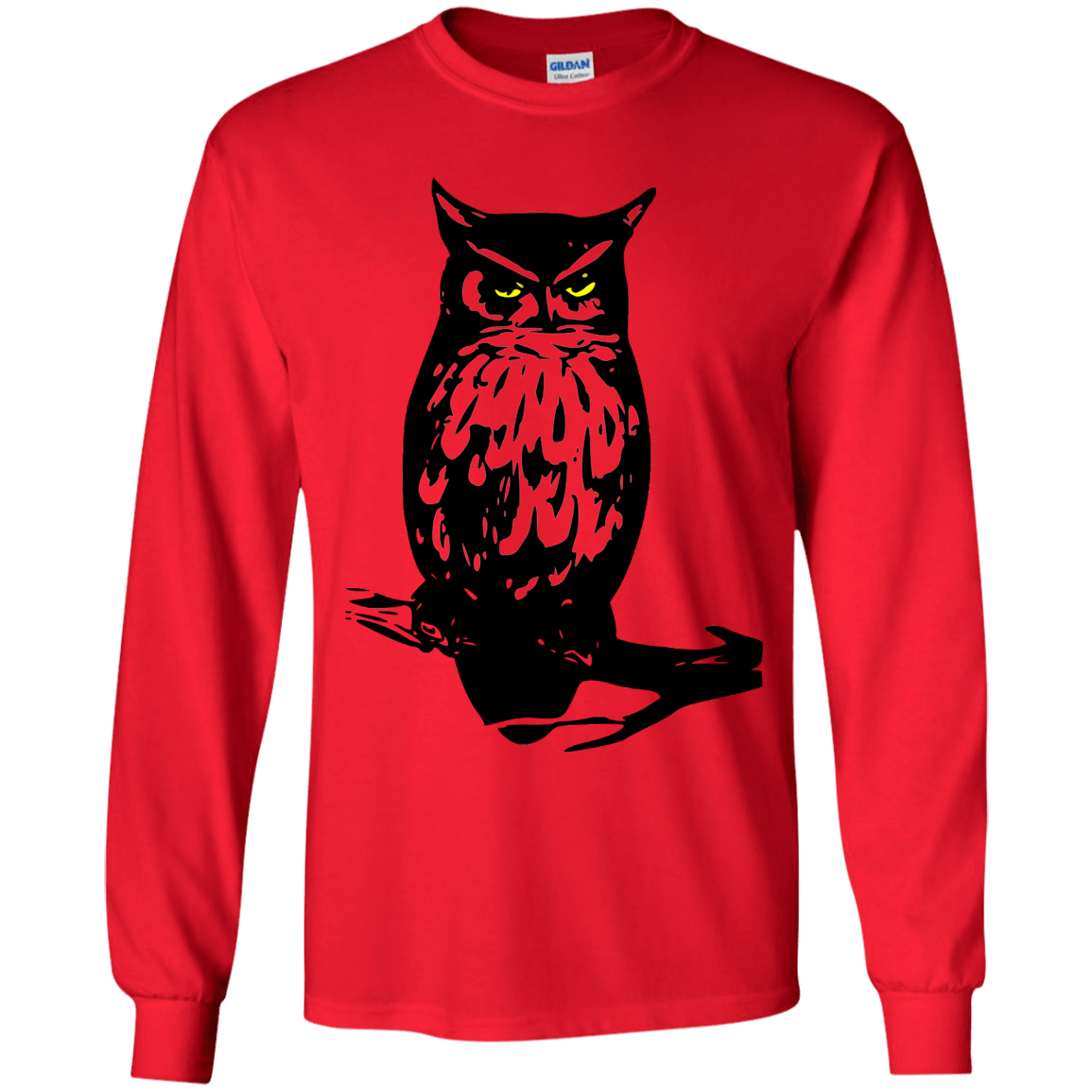 Owl Portrait Youth Long Sleeve T-Shirt