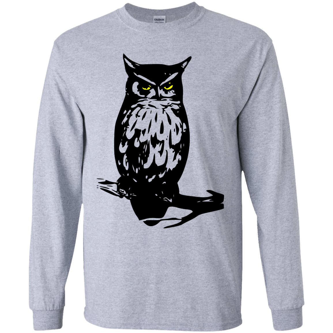 Owl Portrait Youth Long Sleeve T-Shirt