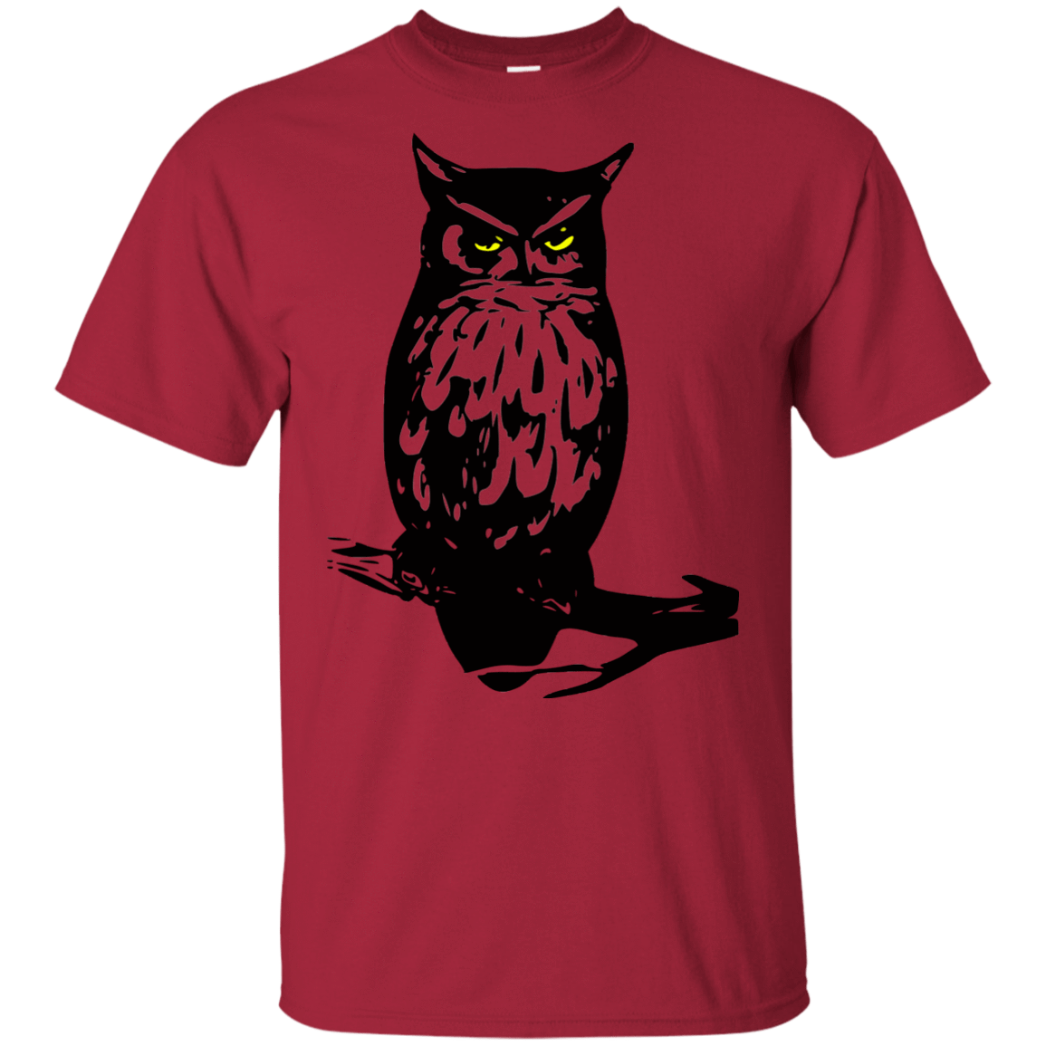 T-Shirts Cardinal / YXS Owl Portrait Youth T-Shirt