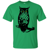 T-Shirts Irish Green / YXS Owl Portrait Youth T-Shirt