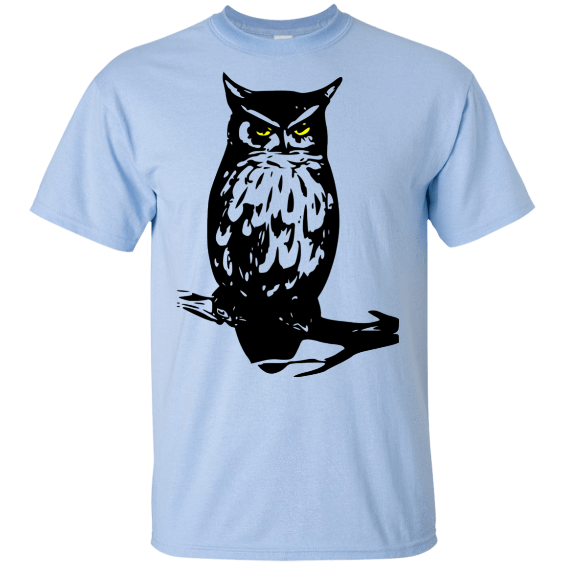 T-Shirts Light Blue / YXS Owl Portrait Youth T-Shirt